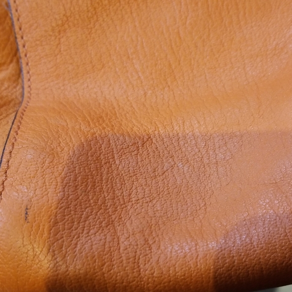 Michael Kors orange leather ladies handbag - Picture 6 of 7